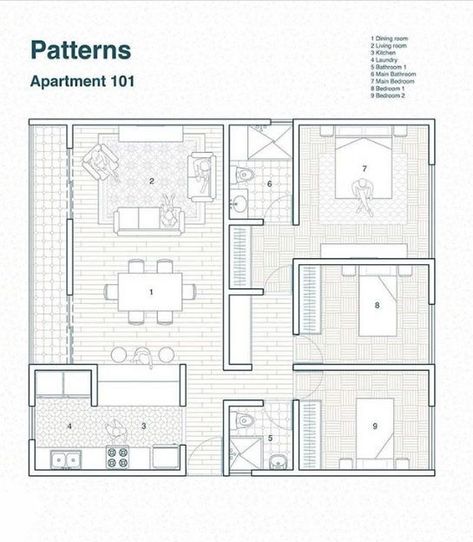 I will draw architectural floor plan and design house planI'm here to assist you if your looking for Architectural floor plans and house plan for your house design. Please be with me and come to inbox for better understanding of our house plan project because every project has different measurements and requirements and I can make an economic custom offer for your project. Thank You interior designfloor plan interior design drawingfloor plans housefloor plan housefloor plans housesfloor plans for new homesfloor plans for big housesfloor plan designfloor plan house modernfloor plans designfloor plan designerfloor plan designsfloor plans farmhousefloor plans for building your own homefloor plans small housefloor plans house openfloor plans open farmhousefloor plans farmhouse openfloor plans Small Home Layout Floor Plans 3 Bedrooms, Minimalist Floor Plan, 4 Room Apartment, Plan Interior Design, Architectural Blueprint, 3d Floor Plans, Small House Floor Plans, Apartment Floor Plans, Architectural Floor Plans