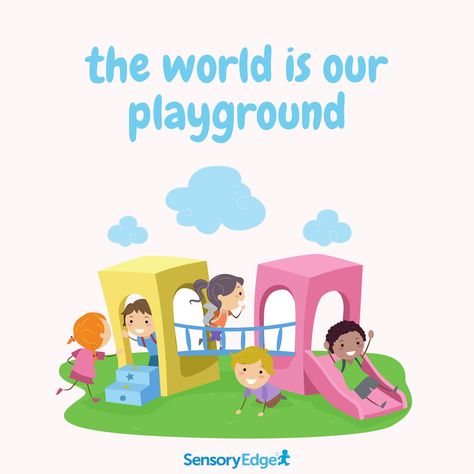 The world is our playground. Don't forget to play. 🤩  #sensoryedge #kidsofinstagram #kids #parenting #education #family #love #parenthood #motivation #inspiration #kidsinquarantine #quarantine Playground Quotes, Kindergarten Posters, Park Quotes, School Board Decoration, Kindergarten Classroom Decor, Parenting Education, School Wall Art, Play School, Trendy Blouse