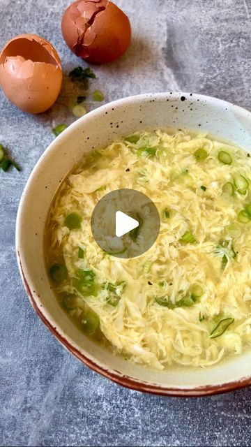 Verna | eating and cooking around the world on Instagram: "5 MIN EGG DROP SOUP // yes this literally takes 5 mins! And the literal translation of this dish from Chinese is “egg flower soup” becuase the little ribbons look like flower petals and we love a poetic name 😂

Find the full recipe on my website, link in bio. Or Google “verna egg drop” 💖

#easyrecipes #eattheworld #asianfood #egg #eggrecipes #vegetarian #chinesefood #soup #soupseason" Egg Flower Soup, Cooking Around The World, Cornstarch Slurry, Egg Drop Soup, Egg Drop, Asian Soup, Comfort Dishes, Soup Season, Oil Mix