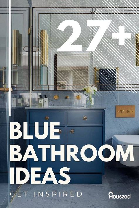 Get inspired with our BLUE BATHROOM IDEAS. Our images will get your creative juices flowing, taking your design ideas to the next level... #bluebathroomideas  #bluebathroomideasdecoration  #bluebathroomideasdecorationdecor  #bluebathroomdesign  #bluebathroomdesignideas  #bluebathroomdesignmodern  #bluebathroomdesignsmall  #bathroominteriordesignblue  #bathroomtiledesignsblue  #bathroomdesignbluetile  #bluebathroominspiration  #bathroominspirationcolorsblue  #bluebathroomideasdecorationinspiratio Blue Bathroom Vanities Ideas, Navy Shower Tile Ideas, Blue Bathroom Shower Ideas, Bathroom Remodel Navy Blue, Bathroom Tile With Blue Vanity, Dark Blue Vanity Bathroom Ideas, Small Bathroom Blue Vanity, Bathroom Navy Blue Vanity, Bathrooms With Navy Blue Vanities