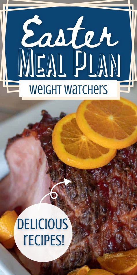 These Easter dinner recipes are perfect for Weight Watchers! Weight Watchers Easter recipes are perfect for making your holiday meal plan. Weight Watchers Easter Dinner, Easter Weight Watcher Recipes, Ww Easter Dessert, Weight Watchers Easter Desserts, Ww Easter Recipes, Weight Watchers Holiday Recipes, Weight Watchers Easter Recipes, Easter Breakfast Recipes, Easter Dinner Sides