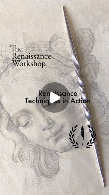 The Renaissance Workshop on Instagram: "Silverpoint drawing is drawing with a stylus forged from silver on a surface prepared with a ground. Silverpoint lines are traces of silver left behind by the point of the stylus where particles of silver are deposited on the ground. The Renaissance masters learned to draw with silverpoint because it suits the methodical and precise craft of Renaissance drawing and facilitates a deliberate and intentional approach.   Historically authentic Silverpoint styli are available at therenaissanceworkshop.com (link in bio) so you can experience the way drawing felt in the Renaissance. Every stylus is hand-forged and unique. Being based on historical depictions of Renaissance styli, they are tools plucked from history which are made for use today.   You can be Silverpoint Drawing, Goth Diy, Study Sheet, Art Media, Everyday Art, Drawing Tutorials, Left Behind, Watercolor Artist, Learn To Draw