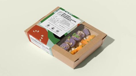 This Healthy Food Brand Takes a Modern ... Healthy Food Brand, Healthy Food Branding, Mango Avocado Salsa, Food Box Packaging, Food Program, Food Package, Food Branding, Food Box, Food Packaging Design