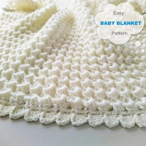 Crochet Blanket Kit, Baby Blanket Patterns, Baby Blanket Crochet Pattern Easy, Crochet Baby Blanket Pattern, Blanket Tutorial, Crochet Baby Blanket Free Pattern, Easy Baby Blanket, Crochet Blanket Pattern Easy, Easy Crochet Baby Blanket