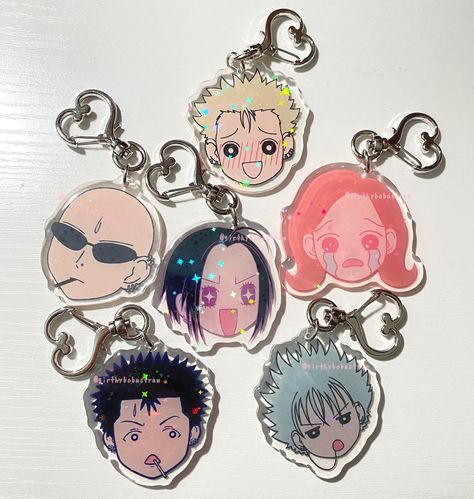 Hachi Komatsu, Osaki Nana, Anime Acrylic, Nana Anime, Nana Osaki, Craft Booth Displays, Clear Epoxy, Anime And Manga, Acrylic Charms