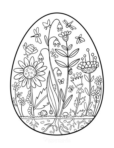 Free Easter Coloring Pages for Kids & Adults Easter Coloring Pictures, Spring Coloring Sheets, Free Easter Coloring Pages, Easter Coloring Sheets, Egg Coloring Page, Easter Egg Coloring Pages, Crayola Coloring Pages, Spring Coloring Pages, Summer Coloring Pages