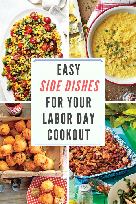 Easy Side Dishes That’ll Do All the Work at Your Labor Day Cookout Labor Day Desserts, Labor Day Cookout, Easy Side Dishes, Cookout Sides, Barbecue Side Dishes, Cookout Side Dishes, Weekend Food, Bbq Side Dishes, Bbq Side