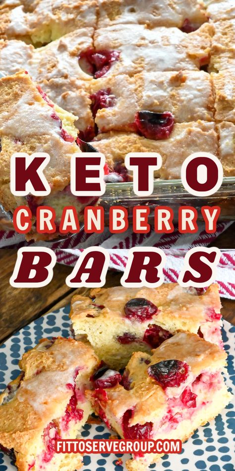 These keto cranberry bars are a delicious anytime treat. The bars are not only sugar-free but also gluten-free, making them keto-friendly and oh so yummy. The combination of tart fresh cranberries and the keto blondie base complement each other beautifully. low carb cranberry bars| fresh cranberry bars| sugar-free cranberry bars Keto Cranberry Recipes, Cranberry Bars Recipe, Fresh Cranberry Recipes, Keto Cranberry, Bliss Bars, Cranberry Bliss, Cranberry Bars, Cranberry Dessert, Cranberry Bliss Bars