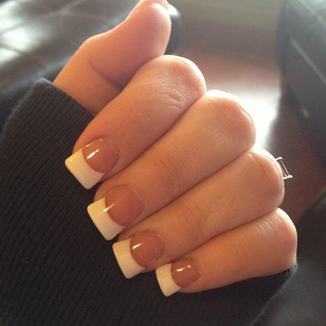 Wide French Tip Nails Short, 2000s Nails, Nude Nail Art, Nails French Tips, Flare Nails, Solar Nails, Gel Nails French, White Tip Nails, Wide Nails