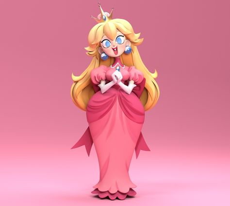 Harmonie Mario, Super Princess Peach, Super Mario Princess, Super Princess, Peach Mario, Mario Fan Art, Nintendo Princess, Princesa Peach, Super Mario Art