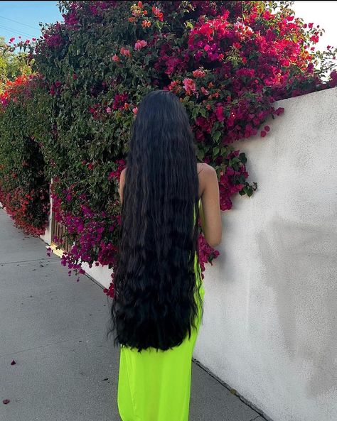 Big Long Hair, Long Thick Black Hair, Extra Long Hairstyles, Curly Indian Hair, Long Thick Hair Manifestation, Really Long Black Hair, Long Black Healthy Hair Aesthetic, Long Thick Black Hair Aesthetic, Long Thick Indian Hair