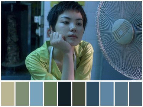 Color Palette Cinema on Instagram: “: "Chungking Express" (aka "Hong Kong Express") (🇨🇳1994). •Directed by Wong Kar-Wai •Cinematography: Christopher Doyle •Production Design:…” Seeds Color Palette, Christopher Doyle, Wong Kar Wai, Color In Film, Hong Kong Express, Chungking Express, Movie Color Palette, Seeds Color, Cinema Colours