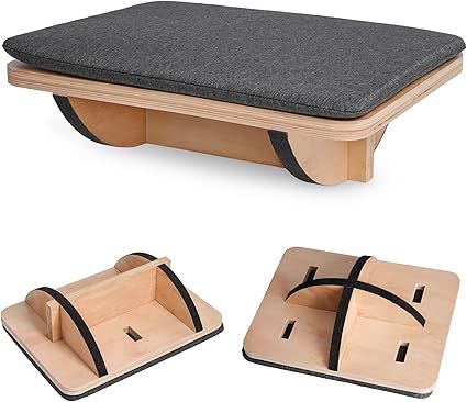 Amazon.com: lesolar 2-in-1 Foot Rest Under Desk with Non-Slip Strip, Balance Board or Office Footrest Under Desk, Adjustable footrest with Ergonomic for Office Home, Log : Office Products Foot Rest Under Desk, Desk At Work, Vinyl Decor, Under Desk, Sitting Posture, Balance Board, Foot Stool, Gifts For Colleagues, Adjustable Desk