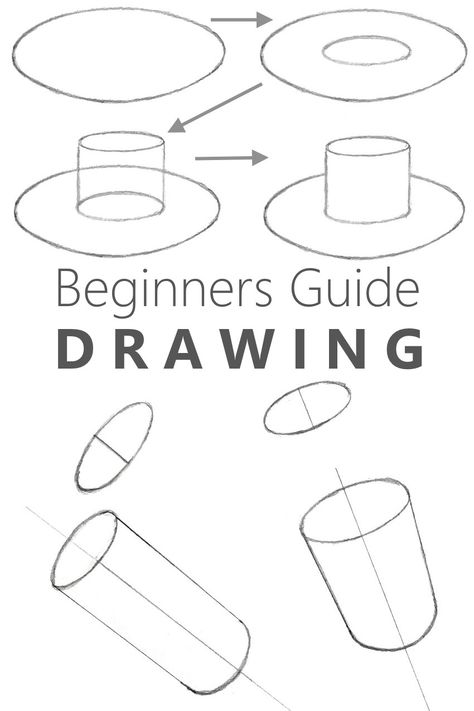 How to draw from imagination. Guide for drawing objects for concept art and product design. Sketching For Biggeners, Draws For Beginners, Basic Fundamentals Of Drawing, Realistic Things To Draw Pencil, Easy To Draw Reference, Pencils Drawings Sketches, Teach Yourself To Draw, Learn How To Sketch, Beginning Drawing Lessons