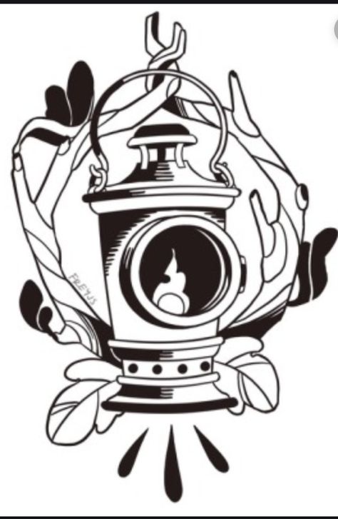 Over The Garden Wall Lantern Tattoo, Over The Garden Wall Tattoo Simple, Over The Garden Wall Lantern, Witchy Sleeve, Over The Garden Wall Tattoo, Ankle Foot Tattoo, Rib Tattoo Quotes, Flower Hip Tattoos, Designs For Tattoos