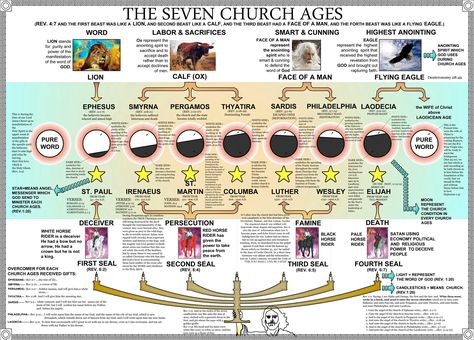 The seven Church ages and the Seven Seals. This is what I believe. Clarence Larkin, Revelation Bible Study, Revelation Bible, The Seventh Seal, William Branham, Bible Stuff, Study Scripture, Bible Pictures, Bible Time