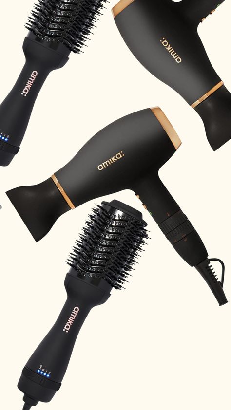 the new york post reviewed 10 blow dryers 👉 here are the best for all hair types in 2023. spoiler alert - amika made the list twice with hair blow dryer brush ranking as overall best 🏆 click to read more ✨ Hair Blow Dryer Brush, Amika Hair, Blow Dryer Brush, Amika Hair Products, Best Hair Brush, Blow Dryers, Kristin Ess, Hair Blow Dryer, Dryer Brush