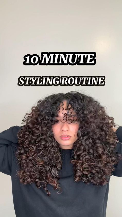 Short Curly Hair Routine, Curly Hair Techniques, Curly Hair Care Routine, Curly Hair Videos, Curly Hair Tutorial, Cute Curly Hairstyles, Curly Hair Styles Easy, Beautiful Curly Hair, Haircuts For Curly Hair