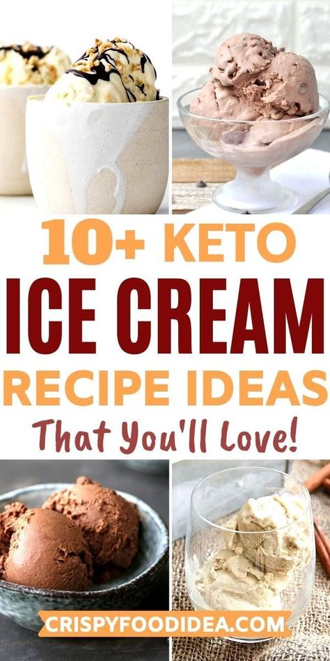 Looking for ice creams after meals? These recipes of ice cream are so tasty and yummy that are keto approved. These recipes are best for any holidays or any party or occasions or summer refresh ideas. Easy to make at home, choose your favourite recipe and make it now! #icecream #keto #lowcarb #desserts #ketodiet #homemade #partyideas #summer #holiday #crispyfoodidea Ice Cream Ideas, Keto Ice Cream Recipes, Low Carb Ice Cream, Keto Ice Cream, Keto Friendly Desserts, Low Carb Dessert, Ketogenic Lifestyle, Ice Cream Recipe, Ketogenic Diet Recipes