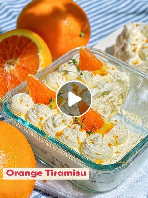 Lemon8 · Recipe | 🍊Orange Tiramisu🍊 · @Anki Orange Tiramisu Recipe, Orange Tiramisu, Jello Salad, Tiramisu Recipe, Orange Recipes, Orange