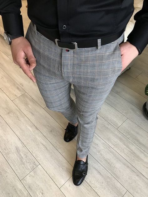 Check Pants Outfit Men, Checkered Pants Outfit Men, Checked Pants Outfit, Checkered Pants Outfit, Formal Pant, Checked Pants, Homecoming Outfit, Mens Business, Pants Outfit Men