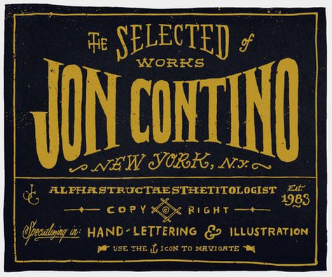 Jon Contino identity Jon Contino, L Icon, Logo Design Love, Typography Images, Typography Artwork, Typography Hand Drawn, Type Inspiration, Typography Branding, Typo Logo