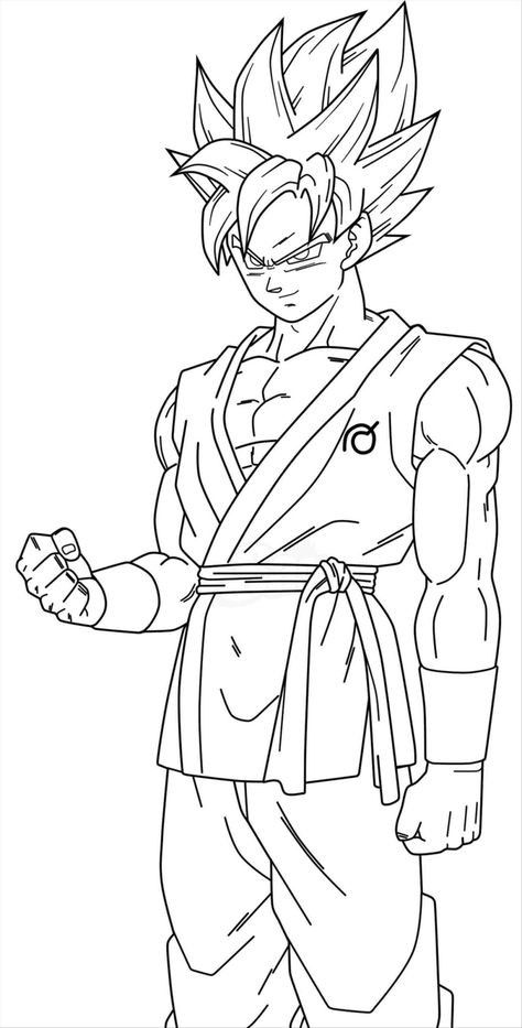 Dragon Ball Coloring Pages, Dragon Ball Coloring, Ball Coloring Pages, Goku Blue, Goku Super Saiyan Blue, Super Coloring Pages, Baby Bicycle, Goku Drawing, Super Goku