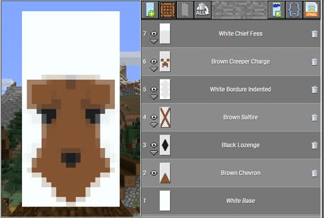 Dog Banner Minecraft, Minecraft Sign, Banners Minecraft, Cool Minecraft Banners, Dog Banner, Minecraft Banner Patterns, Banner Patterns, Minecraft Banner, Minecraft Banner Designs