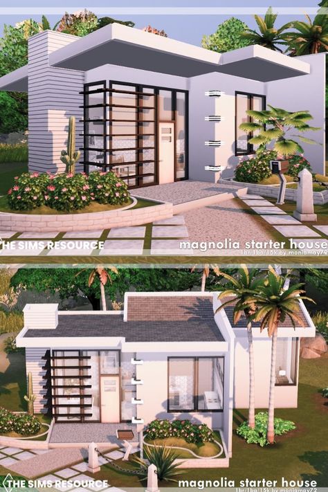 The Sims Modern Starter House. No CC . Download at @TheSimsResource.The Sims 4 Modern Starter House. No CC . Download at @thesimsresource. A comfortable 1Br cheap 15k simoleons lovely decorated starter home for any sim on a budget. No Custom Content was used. Download at @TheSimsResource. Creation by @Moniamay72. #TS4 #ts4lots #tsr #TheSims #sims4 #thesims4 #Moniamay72 #thesims4lots #modern #nocc #TSR #starter #TheSimsResource Starter Home Plans, Sims 4 Modern House, Sims 2 House, Lotes The Sims 4, Starter House, The Sims 4 Lots, Sims 4 Tsr, Sims Freeplay Houses, Muebles Sims 4 Cc