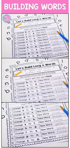 Building words is a fun way for students to practice decoding and blending individual sounds in words. This pack contains 19 different building words activities, including short and long vowels. Each game has 10 opportunities to build words and comes with the letters needed. If you want, you can choose to use letter tiles or letter beads instead. Decoding Activities First, Building Words Activities, Decoding Games, Short And Long Vowels, Decoding Activities, Word Building Activities, Words Activities, Wilson Reading, Letter Tiles