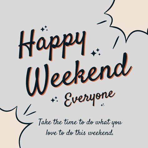 POSTER MAKER on Instagram: "Let’s make this weekend all about good vibes, great food and insane orgasms. Happy Weekend! #FeelGoodFriday #FridayFun #fridayfeeling #postermaker #postermakerapp #happyweekend #postertemplates #flyers #Posters #freetemplatesdesign" Happy Weekend Images, Weekend Images, Weekend Mode, Feel Good Friday, Templates Free Design, Birthday Weekend, Friday Feeling, Weekend Plans, Good Friday