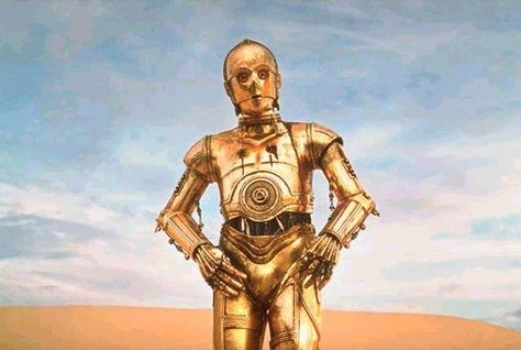 Gold looks great on droids, too! Resistance Is Futile, Life Size Statues, Star Wars Empire, Star Wars Movie, Sideshow Collectibles, New Star Wars, Great Movies, Life Size, Star Trek