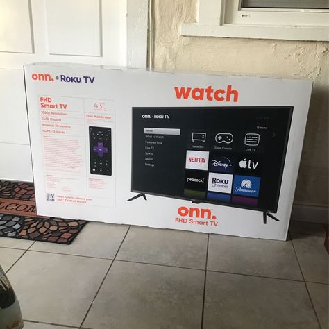 43” Onn ROKU TV FHD Smart TV for Sale in Poway, CA - OfferUp Roku Tv, Tv Sport, Tv Watch, New Tv, Cable Box, Live Tv, Smart Tv, Mobile App, Macbook