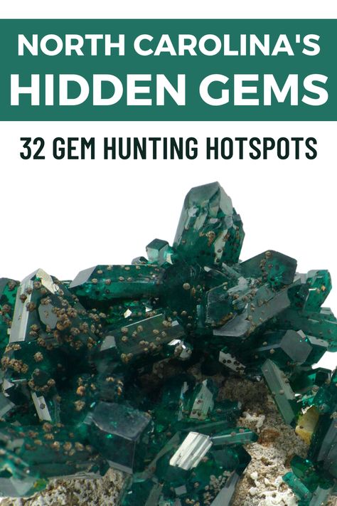 Jewels are not only in crowns, they're in the grounds of North Carolina! 👑💎 Discover the 32 best gem-hunting spots in North Carolina for 2023 with our handy guide. Time to embark on an adventure of a lifetime! Tap to learn more. 🌲🌄🔍 North Carolina Gemstones, Gem Mining North Carolina, Rockhounding In Nc, Crystal Mining, Gem Hunting, Gem Hunt, Rock Tumbling, Geode Rocks, Road Trip Places