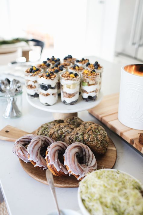 One of our favorite restaurants for brunch in Austin, TX, June's, shared the recipe for their pumpkin seed and buckwheat scones with us. Christmas Brunch Buffet, Breakfast Layout, Buckwheat Scones, Cozy Brunch, Sweet Buffet, Target Holiday, Birthday Breakfast, Camille Styles, Brunch Buffet