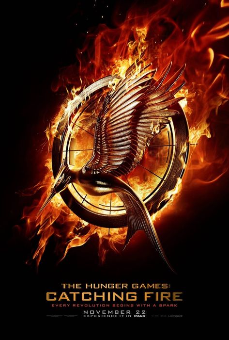 THE HUNGER GAMES: CATCHING FIRE (2013) Hunger Games Poster, The Hunger Games Catching Fire, Fire Movie, Hunger Games Movies, Hunger Games Catching Fire, Peeta Mellark, Graphic Design Fonts, Katniss Everdeen, Catching Fire