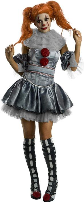 The best women's horror Halloween costumes! | scary women's halloween costumes | women's halloween costume ideas | halloween costumes for adults | what to wear for Halloween 2020 | Halloween costumes for women on Amazon | hot Halloween costumes for women | unique Halloween costumes | creepy Halloween costumes for women | scary witches Halloween costumes for women | cute Halloween costumes | cool Halloween costumes | college Halloween costumes for women | #Halloween #Halloweencostumes #fashion Pennywise Costume, Es Pennywise, Creepy Halloween Costumes, Horror Halloween Costumes, It Movie, Etsy Halloween, Scary Witch, Witch Halloween Costume, College Halloween