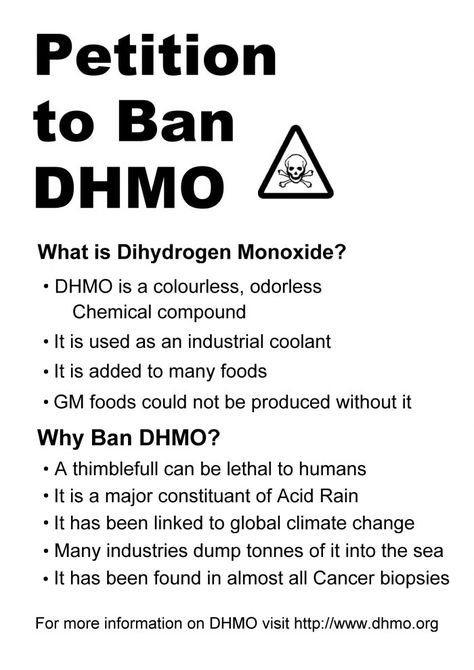 Ban Dihydrogen Monoxide! J/K just learn chemical names! Irish Jokes, Bizarre Pictures, Nerd Jokes, Chemistry Jokes, Song Words, Environmental Concerns, Teacher Memes, Science Jokes, Science Humor