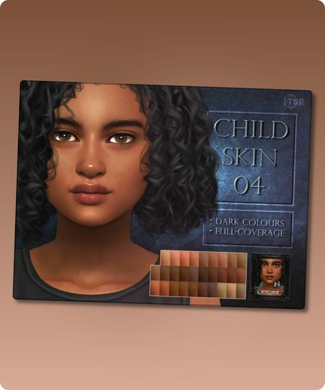 Sims 4 Child skin 04 – medium and dark colours Full-coverage skin for kids in medium and dark shades This skin comes with its own skin colours and will not adapt to EA skintones. Previews were taken with HQ mod 29 colours HQ compatible skin detail category all genders children only custom thumbnail Filesize: 33Continue reading "Child Skin 04 – Medium And Dark Colours By Remussirion" #hq_mod #sims4 #sims4cc #child #sims #gaming Sims 4 Kids Skin Overlay, Sims 4 Child Skin Cc, Sims 4 Cc Toddler Skin, Toddler Skin Cc, Sims 4 Child Skin Overlay, Sims 4 Infant Skinblend, Vampire Kids, Model Nails, Sims 4 Cc Download