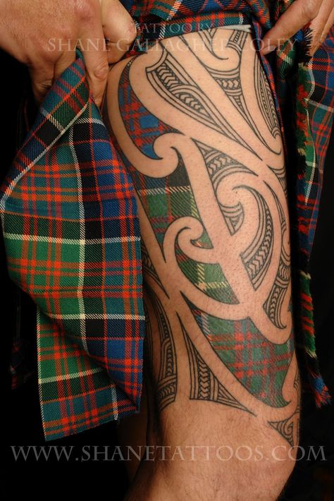 Puhoro Maori/Scottish on William / Shane Gallagher Coley / Aotearoa - New Zealand Shane Tattoo, Scottish Tattoo, Scottish Tattoos, Maori Tattoo Designs, Arrow Tattoos, Elephant Tattoos, Maori Tattoo, Feather Tattoos, Trendy Tattoos