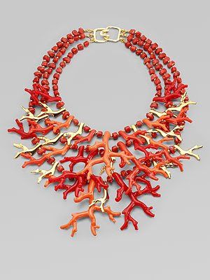 Luxury Coral Beaded Necklace, Orange Red Coral Beaded Necklaces Hand-strung, Elegant Coral Hand-strung Necklaces, Elegant Hand-strung Coral Necklace, Collar Hippie, Pink Saturday, Multi-strand Red Coral Necklace, Coral Necklace, Coral Jewelry