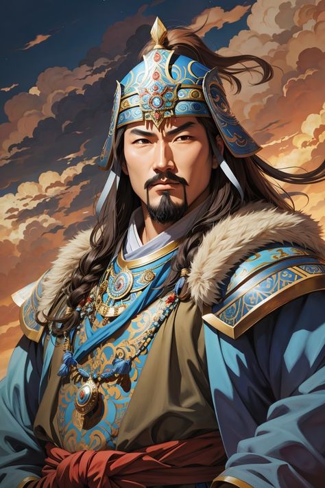 Genghis Khan •||• Follow ➡️ wondersphere •||• #history #ancient #art #genghis #khan #mongol #empire #mongolia #wondersphere Genghis Khan Art, Mongolia Art, Mongol Art, Mongolia Ulaanbaatar, Egyptian Eye Tattoos, Mongol Empire, Eagle Hunter, Duck Species, Asian Style Art