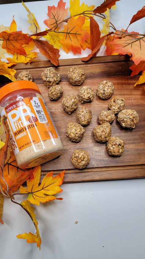 Pumpkin Oatmeal Protein Balls, Low Calorie Pumpkin Protein Balls, Protein Balls With Maple Syrup, Powdered Peanut Butter Balls, Powdered Peanut Butter Protein Balls, Vanilla Protein Powder Balls, Peanut Butter Powder Protein Balls, Protein Balls With Pb2, Pbfit Protein Balls