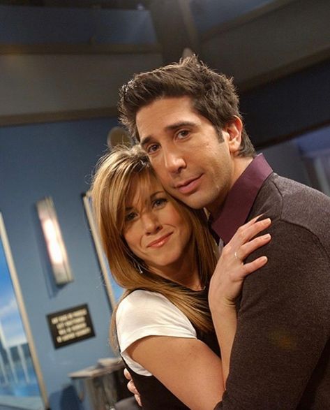 Jennifer Aniston on Instagram: “Ross Geller x Rachel Green” A Man, Blue