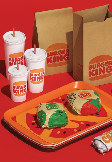 Burger King Photography, Burger King Packaging, Burger King Design, Burger King Ads, Burger King Aesthetic, Burger Photoshoot, Fast Food Branding, Burger Instagram, Burger Packaging