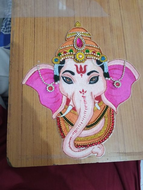 Ready rangoli Ready Rangoli Designs, Ready Rangoli, Rangoli Decoration, Creative Rangoli, Latest Rangoli, Rangoli Side Designs, Rangoli Designs With Dots, Free Hand Rangoli Design, Free Hand Rangoli