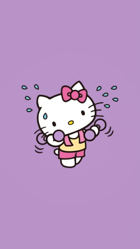 Tokidoki Characters, Hello Sanrio, Gym Wallpaper, Kitty Images, Hello Kitty Characters, Kitty Drawing, Hello Kit, Hello Kitty Drawing, Hello Kitty Art