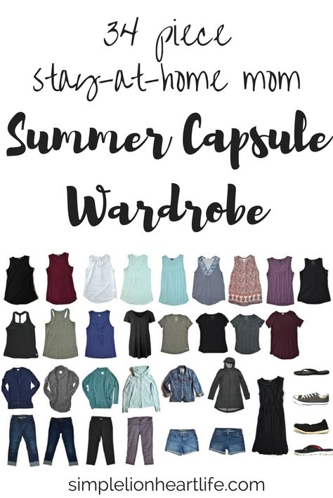 Stay At Home Mom Capsule Wardrobe Summer, Mom Capsule Wardrobe, Project 333, Mom Wardrobe, Wardrobe Sets, Summer Capsule, Mom Fashion, Minimalist Capsule Wardrobe, Winter Capsule Wardrobe