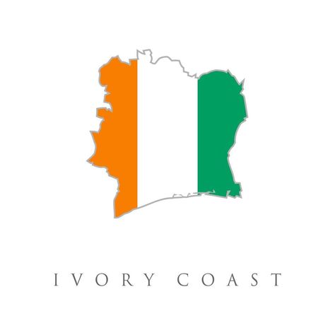 Ivory Coast Flag, Country Flags Icons, Map Icons, Waving Flag, Drawn Map, American House, Flag Icon, Vector Map, Bucket Lists