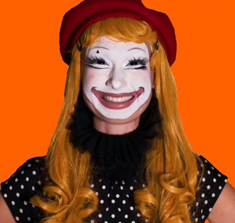 Mime, Not Your Normal Kids Show icon Normal Pfp Icon, Dottie Not Your Normal Kids Show, Not Your Normal Kids Show, Mime Oc, Clown Photoshoot, Pride Fashion, Clown Clothes, Bisexual Pride Flag, Analog Horror